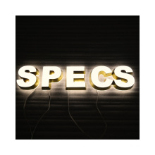 New Mini Acrylic Letter Sign Led Sign Light restaurant signage outdoor advertisement led light waterproof